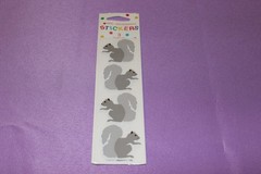 Mrs. Grossman’s Sealed Package of Vintage 1988 RARE Grey Squirrel Stickers!