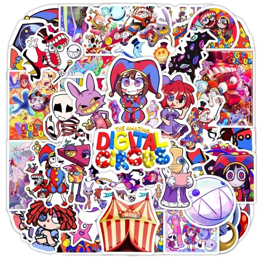 The Amazing Digital Circus Stickers Random 20pcs