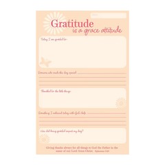 Fun Express 5 1/2″ x 8 1/2″ Religious Gratitude Reflection Notepads – 12 Pc.