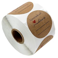 1\\\\\\\’\\\\\\\’ Inch Round Kraft Stickers Gift Label