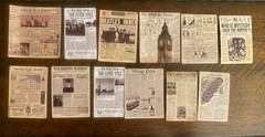 Antique Inspired Junk Journal Kit Multimedia Ephemera Scrapbook, Paper Crafts