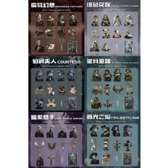 Gothic Women Men Holographic Stickers Junk Journal Large Size Decorative Collage