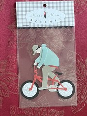 RARE – MERI MERI TEENAGER RIDING BIKE 3D ACCENT – SHIPS FREE