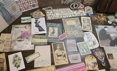 Storyteller Junk Journal Kit Paper Stickers Tags Book Books Stories Reading Read
