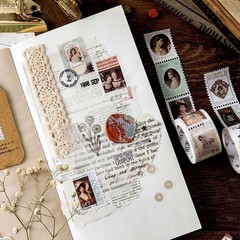 400 Pcs Vintage Journaling Supplies Scrapbook Paper for Junk Journals Planner