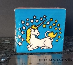 Vintage Stickers Unicorn Star Bright Designs Note Pad Pack NOS NIP 80s LAST ONE