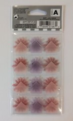 Jolee’s Pink & Purple Flower Buttons Photo Corners Scrapbooking Stickers
