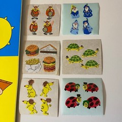 Stickermagic Bear Sticker Album & Stickers Turtle Ladybug Wizard Fast Food