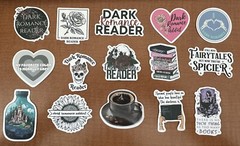 Dark Romance Reader Stickers Set Of 15