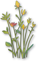 Floral Stems Metal Die Cuts for Card Making,Spring Flower Leaf Grass Card Cuttin