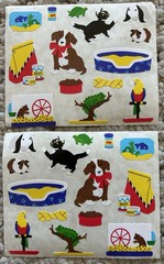 Mrs Grossman’s PET SHOP Sticker Modules 1996 Dog Cat Food