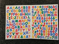 Creative Memories ABC/123 MINI LETTERS/NUMBERS NEW Lots of colors and styles