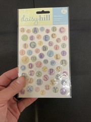 Daisy Hill Alphabet Dome Stickers Lot Of 13 Packages NEW