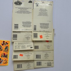 HUGE Vintage Sticker Lot Disney Looney Tunes Mickey Mouse Goofy Minnie