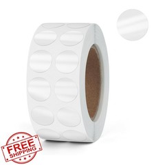 Meitaat Clear Round Label 0.5 Inch Circle Sticker Self-Adhesive Transparent D…