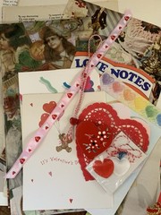 Assorted Holiday Themed Vintage Junk Journaling Paper & Buttons Packet 130 Items