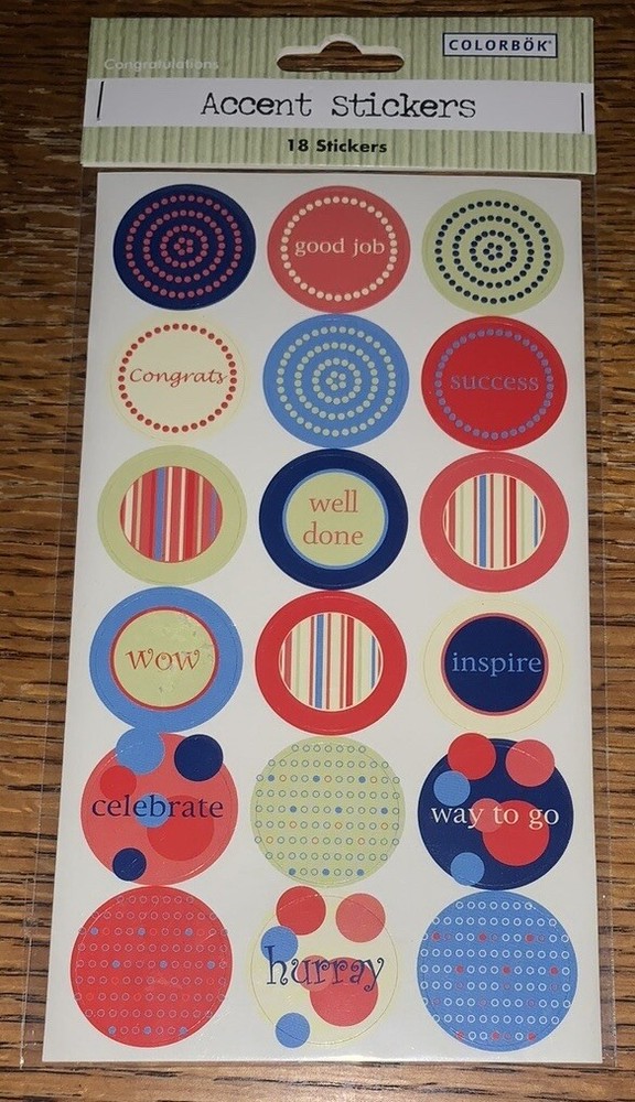 Colorbok Congrats Way To Go Grad Graduate Graduation Celebrate Scrapbook Sticker