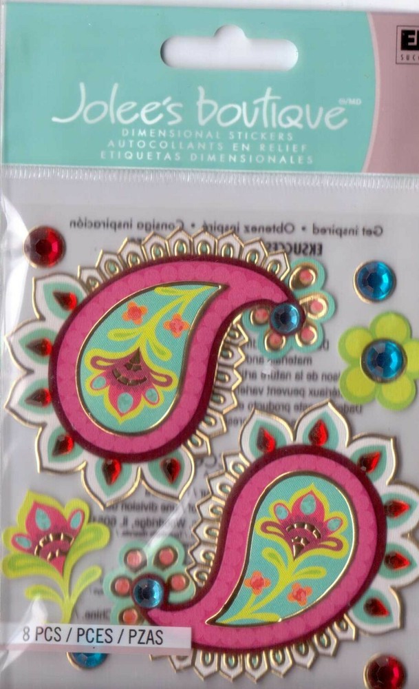 Jolee’s FANCY DESIGNS themed embellishment stickers~BNIP~CUTE! Quick Ship!