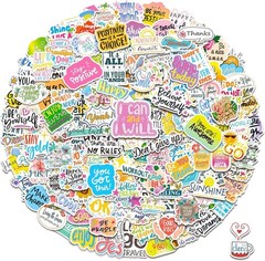 Inspirational Stickers,150Pcs Motivational Stickers for Water Bottles Positiv…