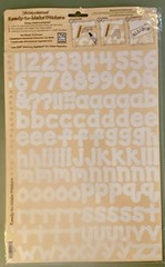 DE-STASH Alphabet Stickers! 35+ Sheets! Sticko, Recollections, Joy Marie, Etc