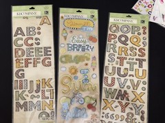 Scrapbooking Stickers Junk Drawer Lot School Family Holiday Alphabet Kids Sports