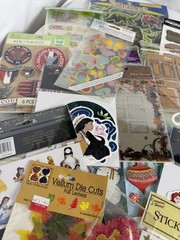 Lot Of 55 New Packages Scrapbook Stickers, Embellishments Big Variety All New