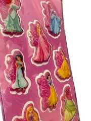 Disney Princess Puffy Stickers 2 Sheets Belle Cinderella Jasmine Ariel Aurora