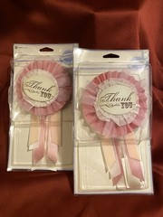 2011 (5) Bravissimo Making Memories Scrapbooking “Thank you” Ribbon Mementos
