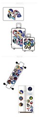 49Pcs x2Packs Space Shuttle Universe Explore Stickers Laptop Bottle Bike Decals