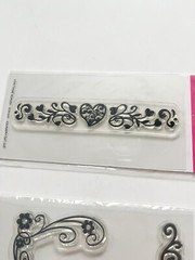 Scroll Stamps, Flourish Stamping Embellishments, Card Making Supplies