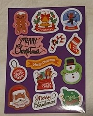 1300+ Assorted Holiday Christmas Stickers Autocollants Puffy Diecuts Paper Epoxy