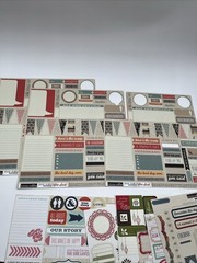 Scrapbooking Destash Lot My Minds Eye Echo Park Teresa Collins Stickers Rubons