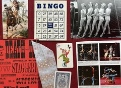 Circus Carnival Ephemera Lot Junk Journal scrapbooking 64 + pieces Kit Bundle