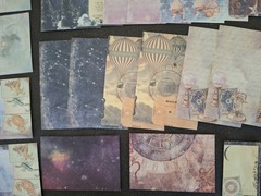 Original Retro Material Pack 100 Pc Scrapbooking JJ Craft Kit Papers Illusory…