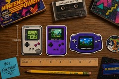 ThePeelery Retro Game Boy Color Pixel Art Vinyl Stickers DieCut Laptop Decal (3)