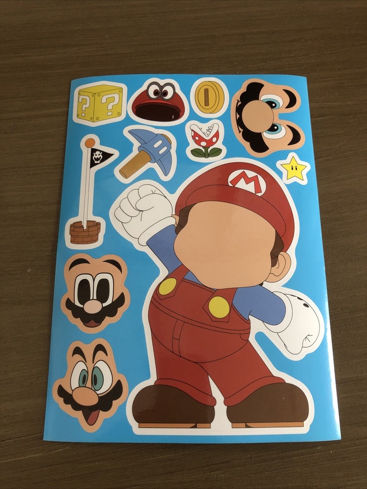 Super Mario / Sticker sheet Mario Nintendo