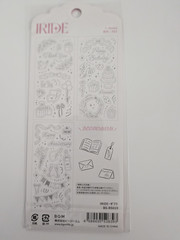 BGM IRIDE Sticker Sheet Set of 5 Aurora Foil PET Journal Scrapbook Japan