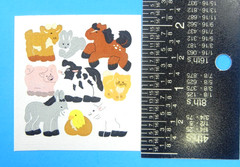 On The Farm Animals Sandylion Sticker Mod Sheet 2″x 2″