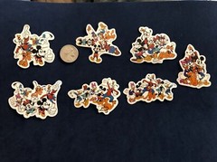 Disney Stickers – Mickey Mouse and Friends Lot of 7 Stickers. – New