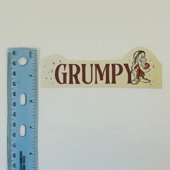 VINTAGE STICKERS The Disney Store Snow White Characters WHISTLE WHILE YOU WORK