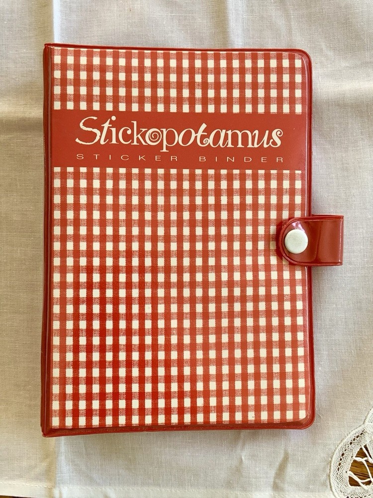 Stickopotamus Sticker 6-Ring Binder Album With 24 Stickers Pages