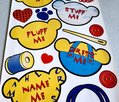Creative Imaginations Build A Bear Stickers 2004 Fluff Stuff Me Scrapbooking NOS