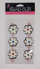 Home Spun Snowflakes Borders Scrapbooking Stickers By Provo Crafts Stand-Outs