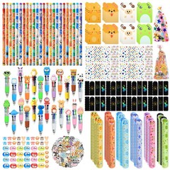 24 PCS Birthday Goodie Bags Stationery Pack Multicolor Pen Notebook Eraser