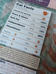 New Sealed Sticker Pack Funny Cat Facts