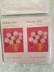 300 PCS. THANK YOU FOR SUPPORTING MY BUSINESS~HAPPY~FLOWER DESIGN~BOX STICKERS