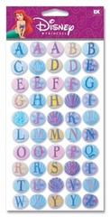 Disney Licensed Ariel LITTLE MERMAID ABC alphabet stickers 66857 Fast FREE Ship!