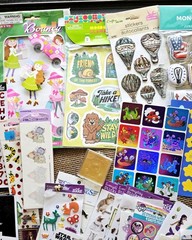 Large Lot Of Scrapbook Stickers Journals 22 Pkgs & 27 Sheets