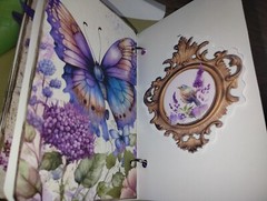 Butterfly And Flowers Junk Journals Small Scrapbook USA Seller