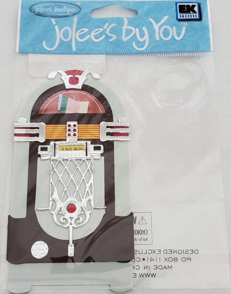 NEW Jolee’s By You – JUKEBOX Dimensional Embellishment, 1 Piece